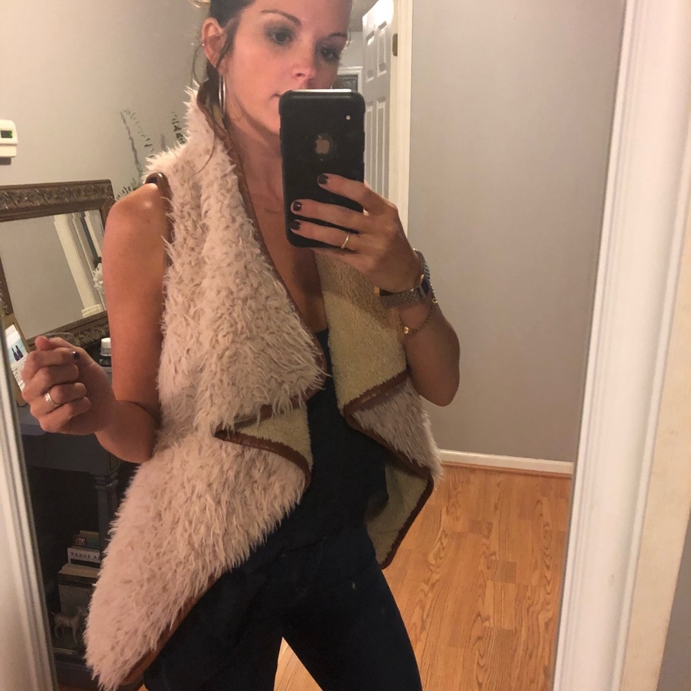 Sherpa vest reversible